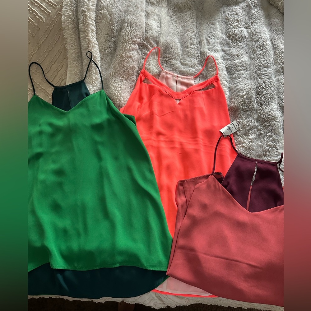 Size large express bundle 3 blouse tanks